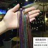 Cuerdas de Cabello Trenzadas de Colores, Cuerdas de Cabello de Siete Colores, Cintas de Cabello Coloridas para Niños, Accesorios para el Cabello para Mujer, Cuerdas para Cabello de Dreadlocks, Adornos de Cabello de Cinta