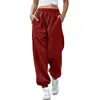 Pantalones Deportivos Casuales Versátiles para Mujer Joggers Pantalones de Casa Pantalones Largos en Stock Otoño 2026