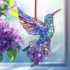 Nuevo Colgante de Pájaro Acrílico Transfronterizo para Decoración de Sala de Estar Interior y Jardín Exterior, Adorno Colgante para Arreglo de Fiesta Navideña
