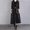 Chaleco de mujer primavera y otoño 2024 nuevo suelto talla grande chaqueta delgada negro casual con capucha chaleco largo