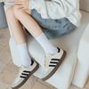 Primavera e Outono Novas Meias Esportivas de Cano Médio com Cores de Arco-Íris Street Personality ins Tide Outwear Meias Japonesas de Cano Médio Fábrica Atacado