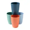 Copo para Escova de Dentes, Copo para Enxaguante Bucal, Porta-Escova de Dentes, Copo de Lavar para Casal, Copo de Dente para Casa, Conjunto de Copos de Água de Palha de Trigo, Ecológico