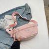 Lindo Deportivo Estilo Coreano Ligero Nicho Bandolera Riñonera Japonés Ins Fresco y Simple Combinable Estilo Mori Bolsa de Pecho para Montar