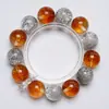 Qingshan Dugu Pulseira Artesanal de Cristal Natural Cristal Branco para Mulheres, Novo Estilo Versátil, Pulseira Iluminadora Atacado
