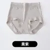 Ropa interior térmica antibacterial de seda y acrílico para mujer, ropa interior calefactora de grafeno de cintura ancha, ropa interior elástica de encaje para mujer de talla grande