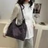 Bolso de Axila con Estampado de Leopardo Retro Moderno 2025 Nuevo Gran Capacidad Bolso de Mano Simple Elegante Moda Otoño Bolso de Hombro Único para Mujer