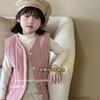 Chaleco para Niños Ropa de Invierno para Niños y Niñas con Forro Polar Engrosado Uniforme Escolar Artefacto Base Chaleco Cálido para Llevar Bebé