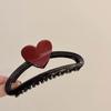 Lindo Clip para el Cabello con Forma de Corazón en Color Caramelo 2023 Nuevo Pinza Grande de Disco para el Cabello Horquilla para el Cabello Volumen de Cabello para Mujer Pinza de Tiburón