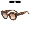 Óculos de Sol Cat-Eye Moda Europeia e Americana 2026, Óculos Exagerados Modernos e Versáteis para Mulheres, Óculos com Proteção UV