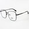 Nuevas gafas de miopía de estilo retro de metal con montura para hombres y mujeres, con el mismo espejo óptico, espejo plano antiluz azul.
