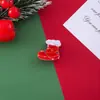Pinzas para el pelo pequeñas de serie navideña, calcetines lindos de muñeco de nieve, Papá Noel, pinzas para el flequillo de copo de nieve, accesorios para el pelo de vacaciones