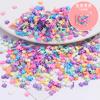 Cuentas de azúcar mixtas cuentas de colores fruta corazón arcilla blanda diy pegamento de crema goo tarjeta material accesorios para el cabello hechos a mano
