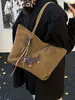 Bolsa Tote Casual de Gran Capacidad para Mujer 2025 Invierno Nuevo Nicho Bolso de Mano para Viaje Diario Bolso de Hombro Bolso Retro de Axila