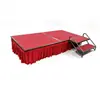Escenario Móvil para Eventos de Hotel, Escenario Plegable para Bodas, Escenario en T, Escenario Elevable de Instalación y Montaje Rápido, Marco de Escenario de Acero