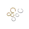 Conjunto de Anillo Abierto Redondo de Encaje Estilo Coreano Ins y Aretes con un Diseño de Moda, Accesorios Versátiles Únicos