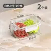 Fiambrera Compartimentada para Conservar Fresco Comida Fiambrera Caja Sellada Caja de Almacenamiento para Refrigerador Tarro Sellado Congelado con Tapa
