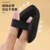 Esponja triangular de piña negra, esponja tipo malvavisco ultra suave, adecuada para uso tanto húmedo como seco, esponja de belleza no absorbente, herramienta de belleza