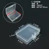 Caja de Almacenamiento Rectangular de Plástico PP, Caja Transparente para Piezas de Almacenamiento, Caja de Empaque para Productos Pequeños, Portátil al por Mayor