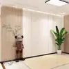 Fondo de pared de estudio en vivo Papel tapiz Redes sociales Dormitorio Salón de belleza Sala de baile Tienda de ropa Pared de celosía de madera Tela de pared Papel tapiz Alto sentido