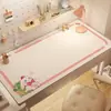 Alfombrilla de Escritorio de Dibujos Animados, Mantel Especial para el Estudio de Niños, Alfombrilla de Escritorio para Estudiantes de Primaria, Alfombrilla de Escritorio Impermeable y Lavable para Escribir
