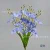 Simulación flor falsa orquídea de 20 cabezas poner al por mayor baile de vacaciones con flor de mano flor de boda pared de flores arreglo floral decoración de sala de estar