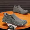 Sapatos Masculinos Outono Nova Chegada Slip-on Tênis Board Masculino Tendência Versátil Leve Resistente ao Desgaste Antiderrapante Esportivo Casual Masculino