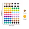 Pegatinas de Etiquetado para Oficina, Etiquetas Autoadhesivas, Marcadores de Tamaño, Pegatinas Triangulares, Pegatinas de Marcado Multicolor, Pegatinas para Horario
