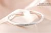 Novas joias finas pulseira feminina superfície fosca pulseira de prata japonesa e coreana requintada polida moda torção pulseira banhada a prata