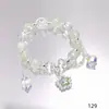 Explosões Super Fada Mori Cristal Lua Pulseira Feminina Design de Nicho Estudante Joker Cor Doce Pulseira de Namorada