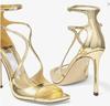 En Stock, Envío Inmediato, Venta Caliente Transfronteriza Nuevo Estilo Primavera/Verano Tacones de Aguja Abiertos con Tiras Cruzadas Jimmy Charol para Mujer