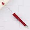 Canetas Goo Criativas em Estoque Atacado DIY Fio de Contas Fofo Canetas Esferográficas Canetas de Contas Galvanizadas Eletroplateadas UV Canetas de Contas Gradiente de Três Cores