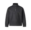 Ropa Vintage Yidao Otoño 2026 Nuevo Retro Japonés Holgado Mezcla de Lana Media Botonadura Cuello Alto Sudadera Pulóver para Hombre