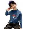 Camiseta Base para Niños 2026 Otoño/Invierno Nuevo Estilo para Niños Versátil de Forro Polar Cálida Capa Interior Cuello Semi-Alto Manga Larga