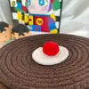 Caja de Almacenamiento de Escritorio Cesta de Almacenamiento de Pudín Trenzada a Mano Ins Cuerda de Algodón Cesta de Almacenamiento de Artículos Varios Cesta de Almacenamiento para Hogar Dormitorio