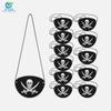 Sombrero de Pirata de Fieltro de Halloween Creativo Máscara para Ojos de Calavera Accesorios de Fiesta Sombrero Piratas del Caribe Máscara para Ojos Transfronterizo