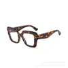 Letra T Nuevo Marco Cuadrado Grande Europeo y Americano Color Carey Leopardo Gafas de Sol Retro Moda Femenina Fotografías Callejeras Gafas de Sol Retro