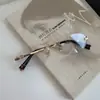 Gafas Hou sin Marco para Mujer, Mismo Estilo que Liu Haocong, Las Gafas sin Marco se Pueden Combinar con Gafas de Prescripción, Zhang Yuanying Usa Prescripción