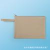 Saco para armazenamento de amostras de teste de material portátil com zíper resistente à água e ao desgaste, logo impresso A5, tecido Oxford, bolsa de arquivo de camada única ou dupla para escritório