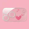 Película Protectora para Lente de Cámara de Manzana Estilo Ins de Dibujos Animados para iPhone 17P/17Pm/18P/18Pm, Película Protectora Anti-Caídas Completa, Película Protectora Antiexplosión de Alta Definición