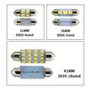 Juego de 14 luces LED para coche, T10, luz de lectura con doble punta, luz de matrícula, luz de interior