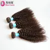 Fechamento de Cabelo Humano Europeu e Americano Color#2 Cacheado Kinky Indiano