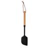Utensilios de cocina de silicona con mango de madera de acacia negra, resistentes a altas temperaturas, 7 piezas, antiadherentes, para freír, cucharas soperas domésticas, raspadores.