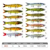 Tienda de aparejos de pesca pez multi-sección Luya señuelo 13.5cm/19g señuelo duro señuelo falso biónico fábrica de aparejos de pesca suministro directo