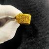 Joyería de Oro Arena Vietnamita Fu Cai Anillo para Hombre Lujo Ligero Anillo de Oro para Personas de Mediana Edad y Mayores Puesto de Anillos Abierto Venta al por Mayor