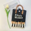 2024 Nuevo Bolso para Teléfono Móvil de Punto de Dibujos Animados Dopamina para Mujer Estilo Coreano Combinable Bolso de Hombro Bolso Cruzado Bolso de Mano de Punto