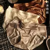Lujo Ligero Dama Satín Ropa Interior Femenina Antibacteriana, Cómoda, Transpirable y Fresca Seda de Hielo Sin Costuras Verano Cintura Media Sexy