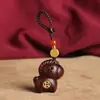 Llavero de Sándalo Año Nuevo del Caballo, Amuleto de Buena Suerte para Coches, Colgante del Caballo Zodiacal para Hombres y Mujeres