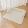 Cama transfronteriza para gatos y perros, adecuada para todas las estaciones, resistente a los arañazos, resistente a las mordeduras, alfombrilla antideslizante para perros, cojín cálido para dormir para gatos y perros, cojín para mascotas, a prueba de orina