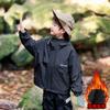 Chaquetas de Primavera y Otoño a Prueba de Tres Elementos para Hombres y Mujeres, Estilo Nuevo con Capucha Tres en Uno, Deportivas de Exterior Calentadoras para Niños, Cortavientos, Impermeables, Ligeras