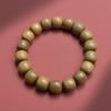 Cuero de tigre sándalo cuentas antiguas hombres y mujeres pulsera de mano cuentas de texto rosario sándalo joyería popular joyería de madera alrededor del dedo suave